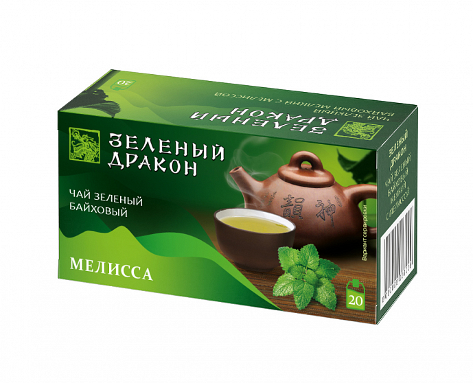 ЗЕЛЕНЫЙ ДРАКОН Чай зеленый мелисса
