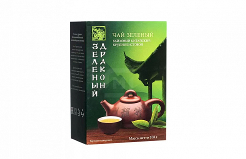 ЗЕЛЕНЫЙ ДРАКОН Чай зелёный крупнолистовой 100г
