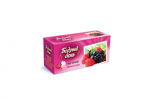 BODRY DEN Black tea with wild berries 20 teabags