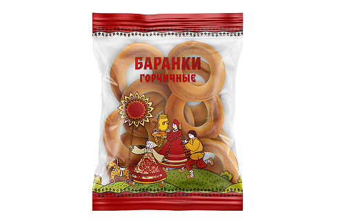 Баранки традиционные горчичные 350г