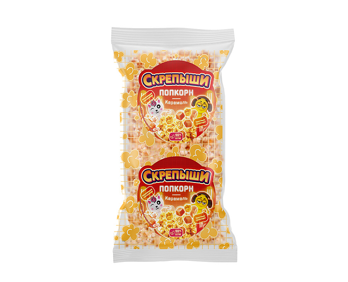 СКРЕПЫШИ Попкорн со вкусом Карамель 150г
