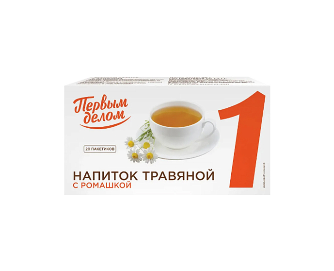 Напиток травяной с ромашкой "Первым делом" 
