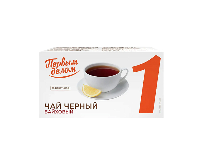 Чай черный байховый "Первым делом"