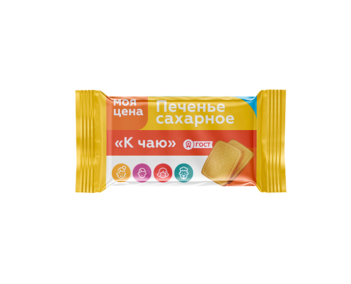 Печенье сахарное к чаю «Моя цена», 225г