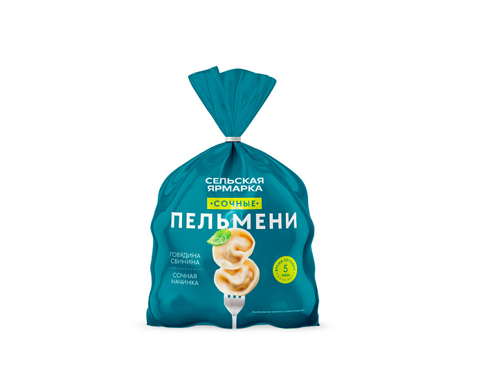 СЕЛЬСКАЯ ЯРМАРКА Пельмени сочные 700г