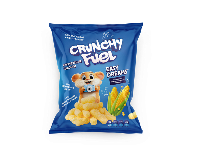 CRUNCHY FUEL Кукурузные палочки 
