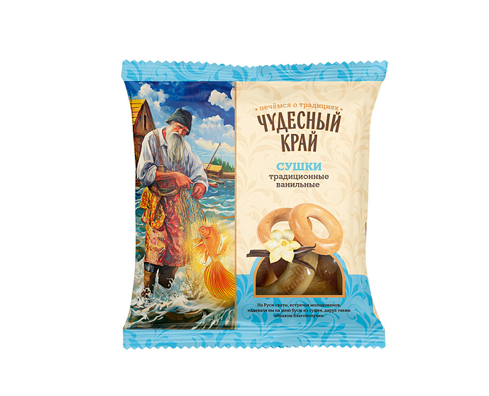 Сушки традиционные ванильные "Чудесный край"