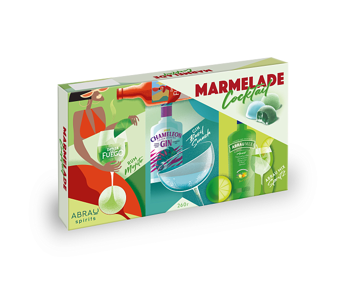 Мармелад со вкусом коктейлей Abrau Spirits 260г