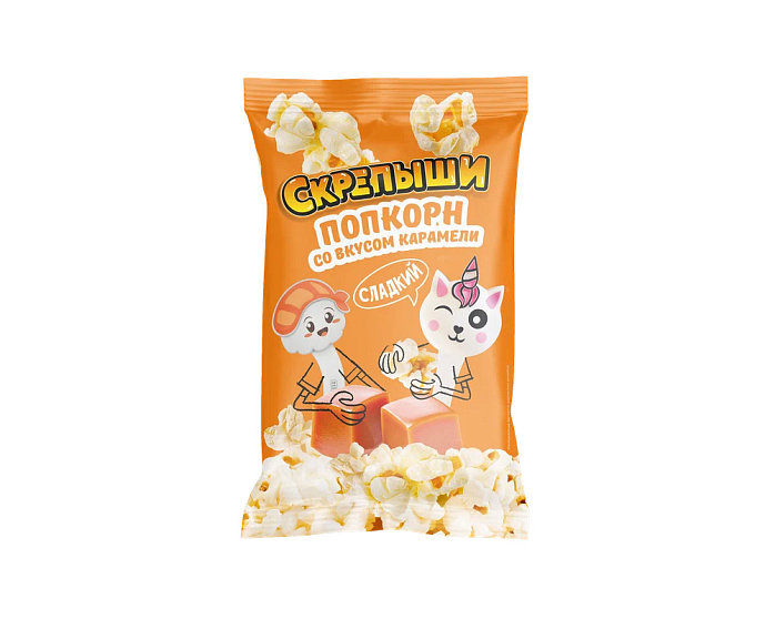 Попкорн со вкусом соленой карамели для СВЧ "Cкрепыши"