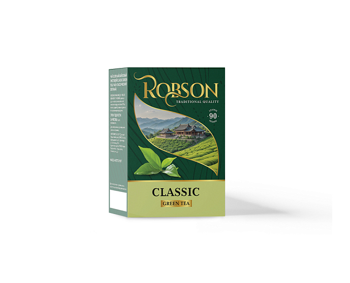 Чай зеленый ROBSON/РОБСОН листовой 90г