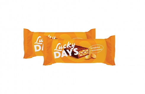 LUCKY DAYS Caramel bars with peanut sold by weight
