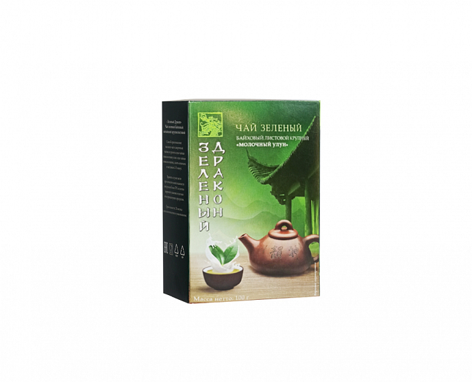 ЗЕЛЕНЫЙ ДРАКОН Чай зелёный крупнолистовой молочный улун