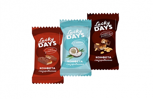 LUCKY DAYS candies glazed assorted weighted