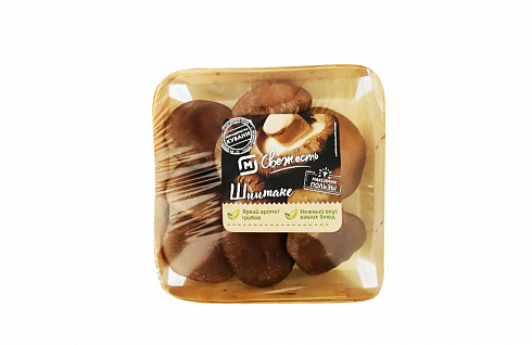 MAGNIT Freshness mushrooms shiitake packaged