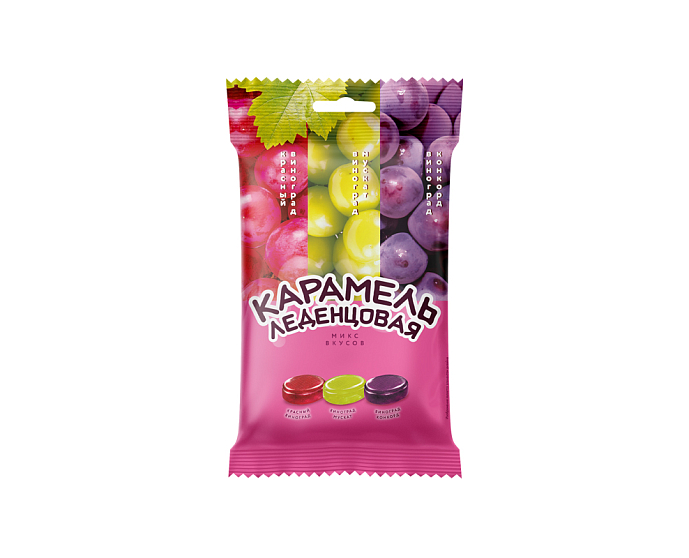 Карамель леденцовая микс вкусов винограда 100г