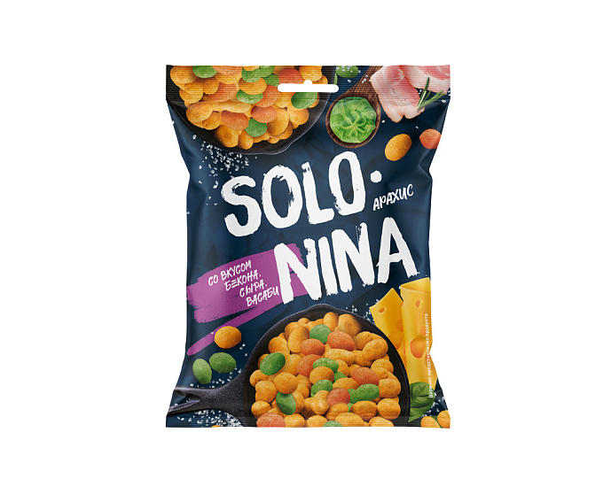 SOLONINA Арахис вкусовой микс 70г
